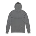 Tile me about it | Punderful Designer | Unisex Hooded Long Sleeve Tee- Grey