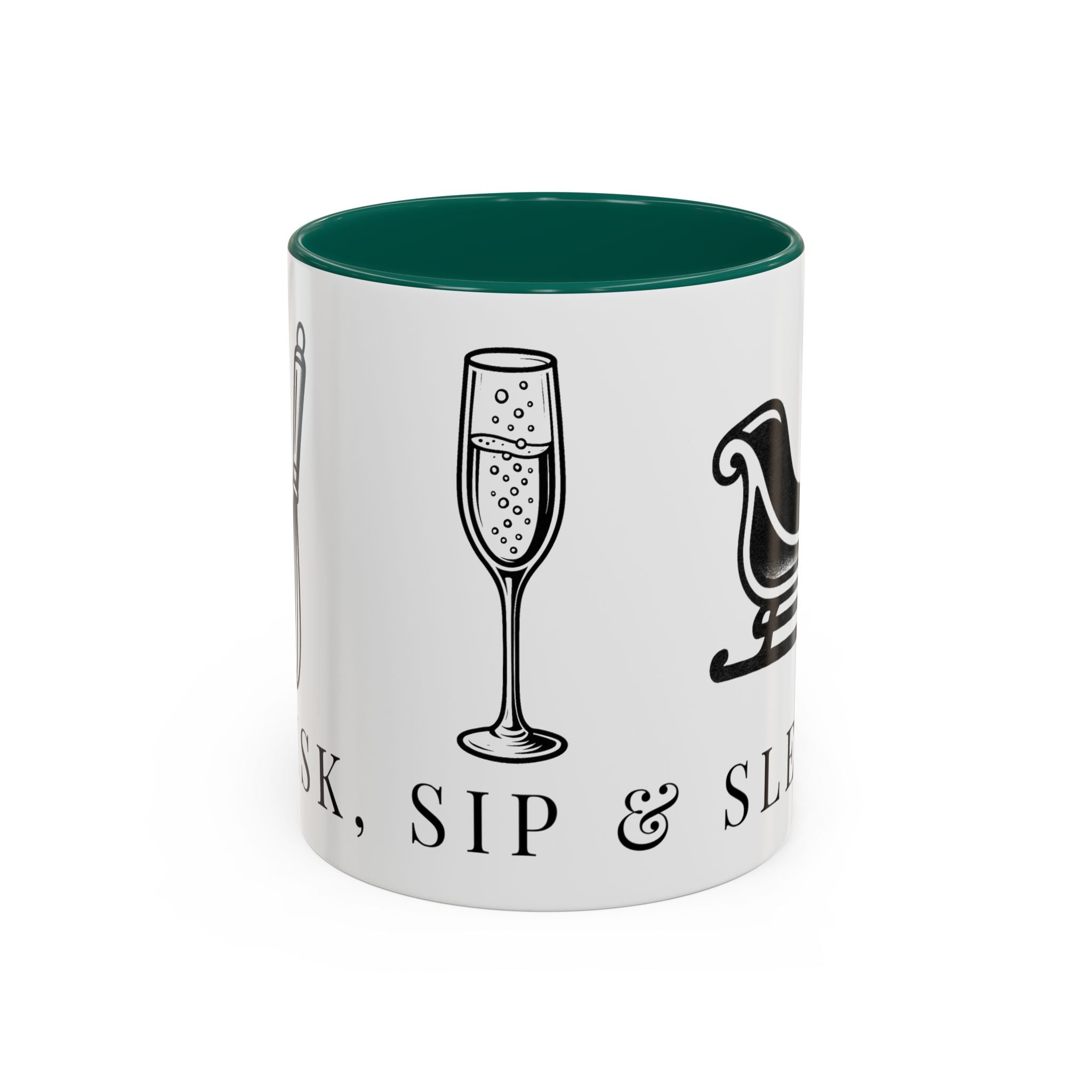 Whisk, Sip & Sleigh | Talk Cooking To Me | Celebrate! Red or Green Mug (11oz & 15oz)