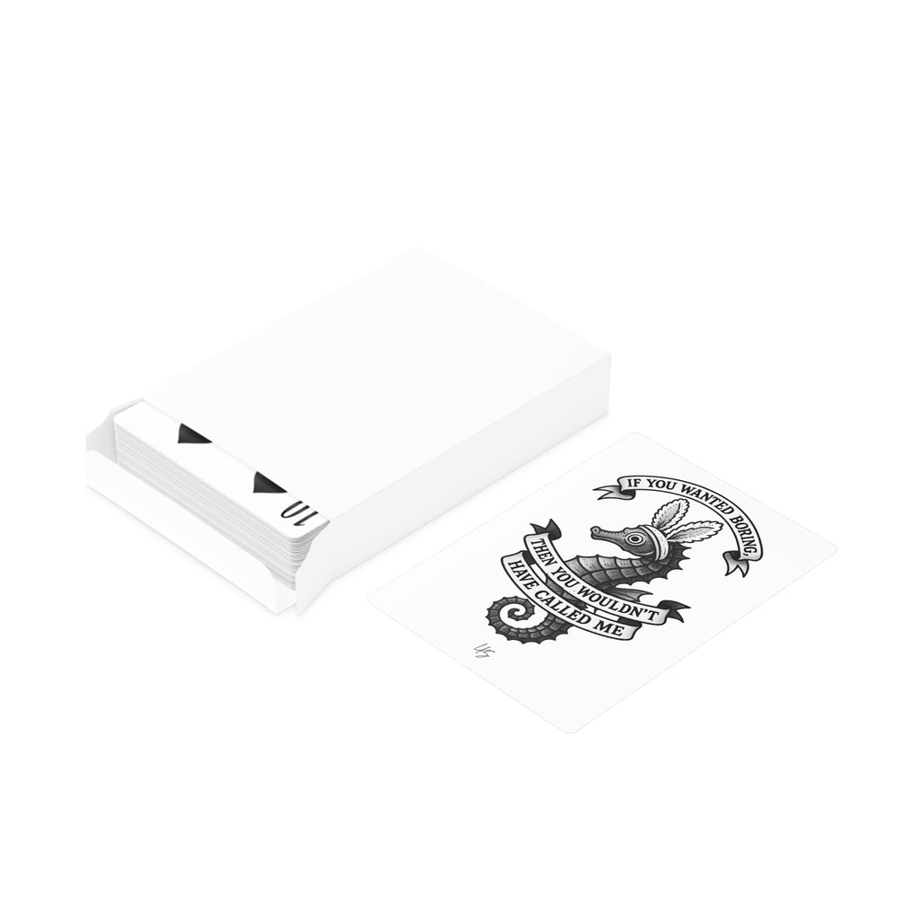 Bunny Ears | Design Life | Poker Cards- Glossy White