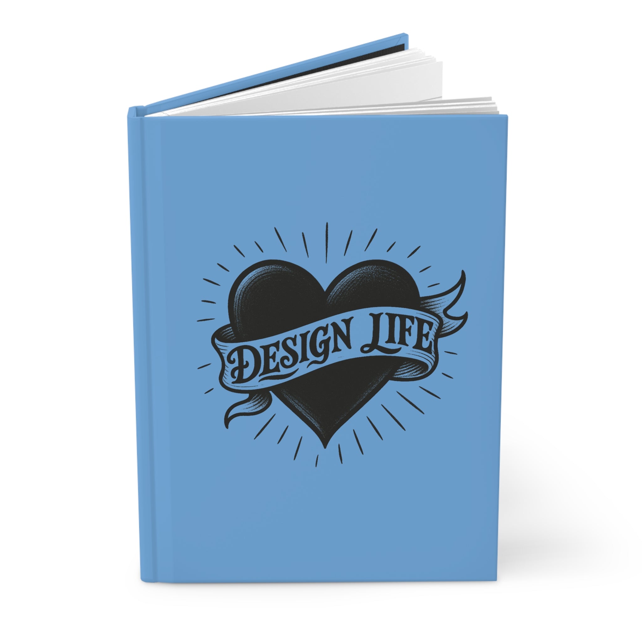 Design Life | Write This Way | Hardcover Journal -Blue
