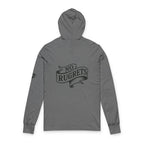 No Rugrets | Punderful Designer | Hooded Long Sleeve Tee