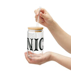 the Nice One | make it NICE | 16oz Glass Sipper Cup