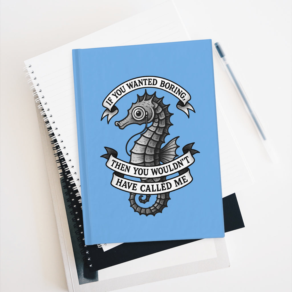 Feeling Seen | So Extra | Hardcover Notebook- Light Blue