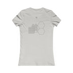 Tile me about it | Punderful Designer | Women's Fitted Crew T- Silver