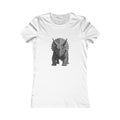 Clarice | Employee of the Month | Women's Fitted Crew Neck T- White