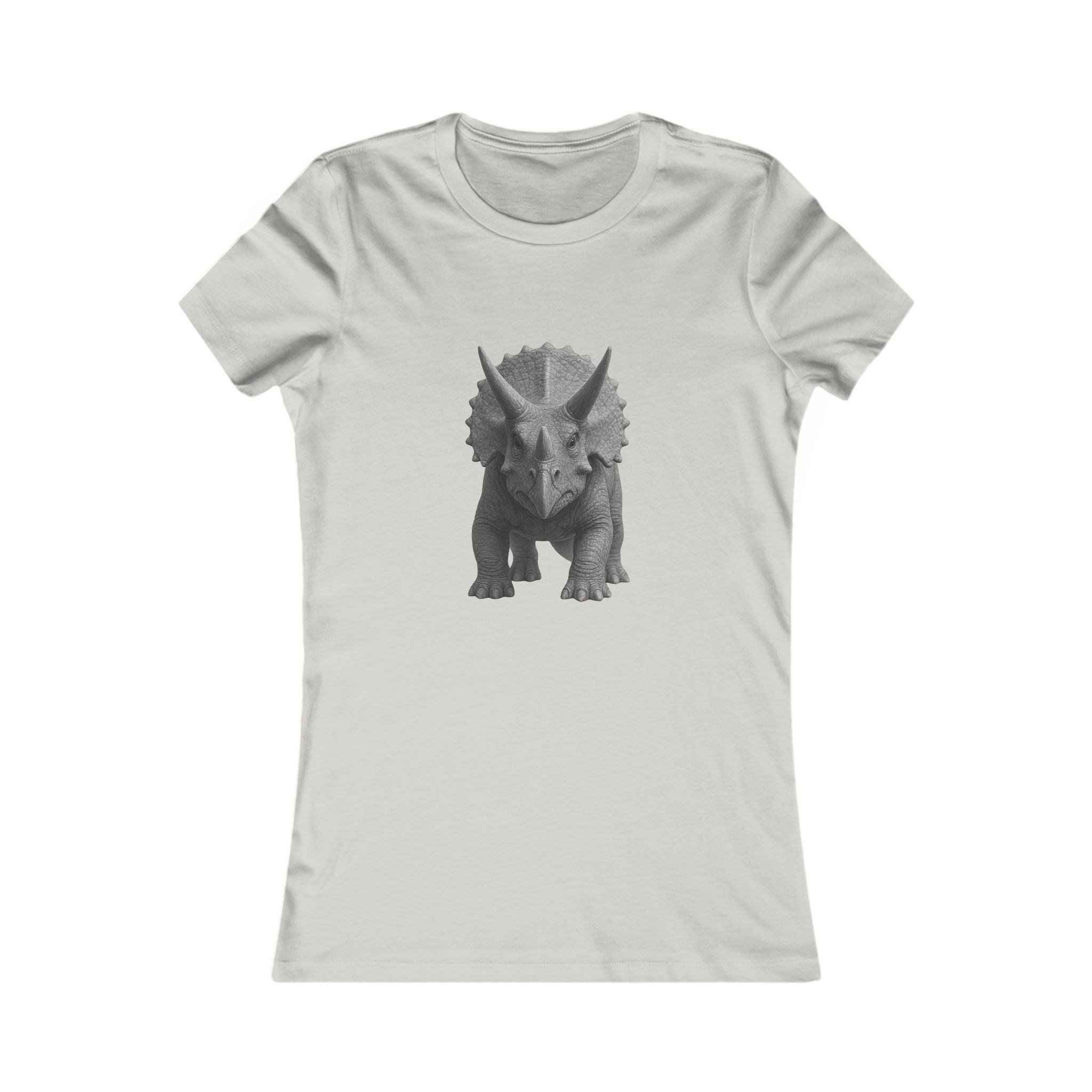 Clarice | Employee of the Month | Women's Fitted Crew Neck T- Silver