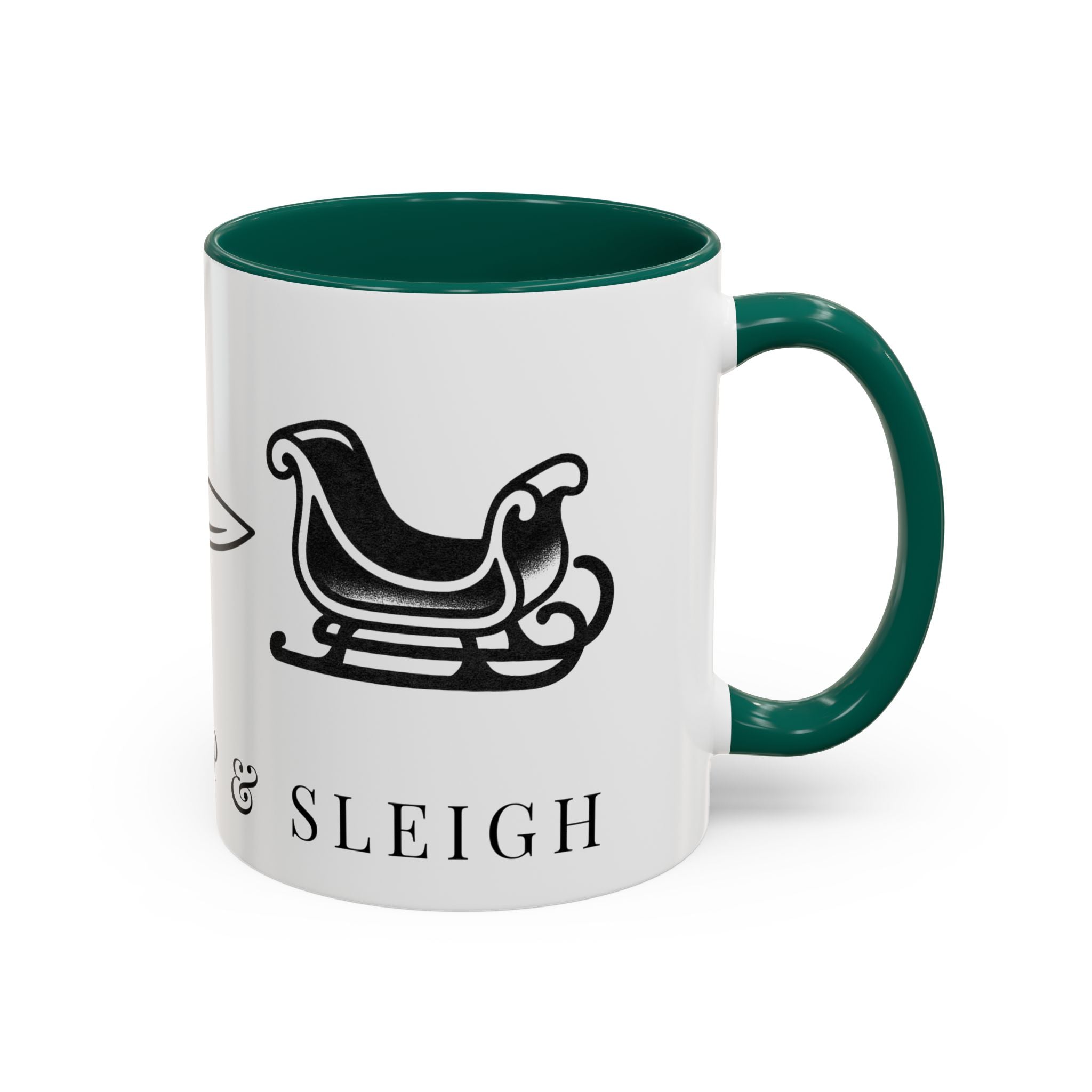 Whisk, Chop, Sleigh | Talk Cooking To Me | Celebrate! Red or Green Mug