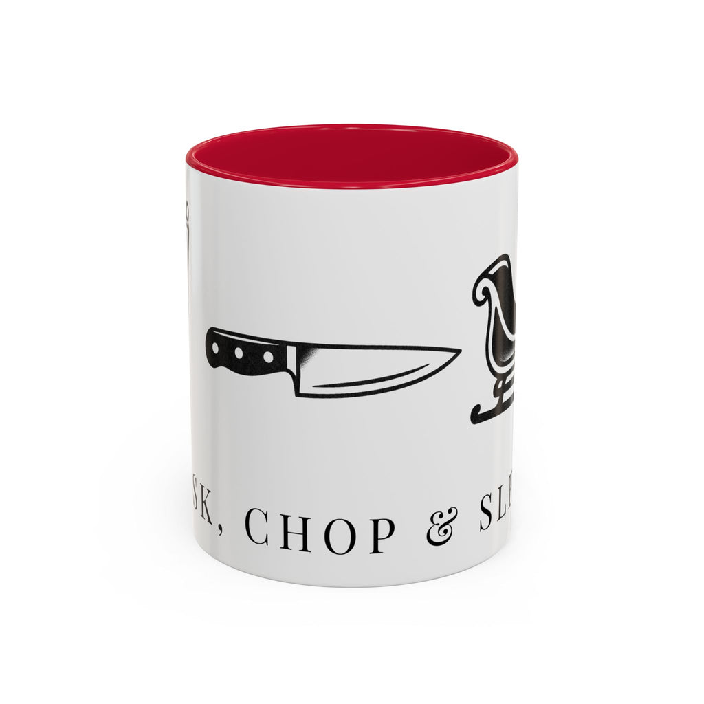 Whisk, Chop, Sleigh | Talk Cooking To Me | Celebrate! Red or Green Mug