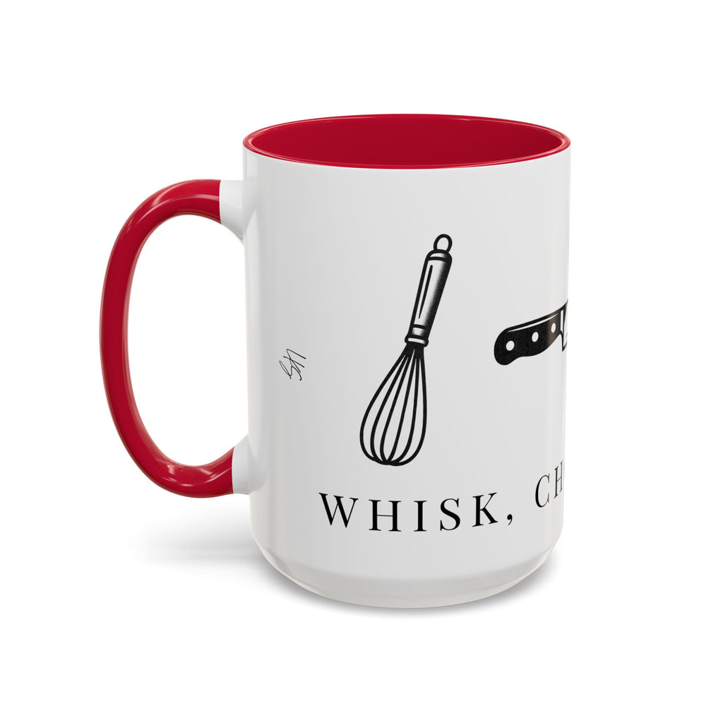 Whisk, Chop, Sleigh | Talk Cooking To Me | Celebrate! Red or Green Mug
