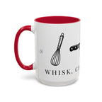 Whisk, Chop, Sleigh | Talk Cooking To Me | Celebrate! Red or Green Mug