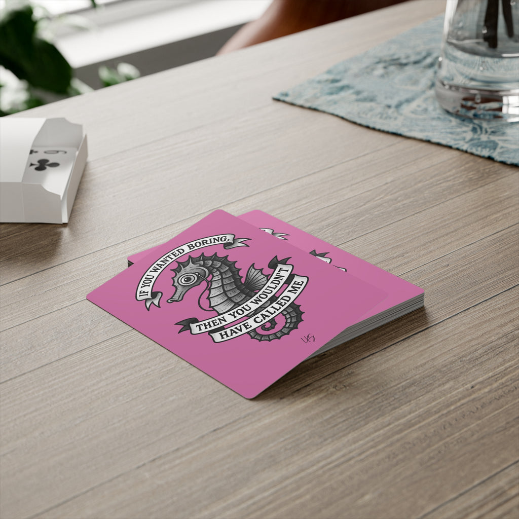 Feeling Seen | Design Life | Poker Cards- Glossy Pink
