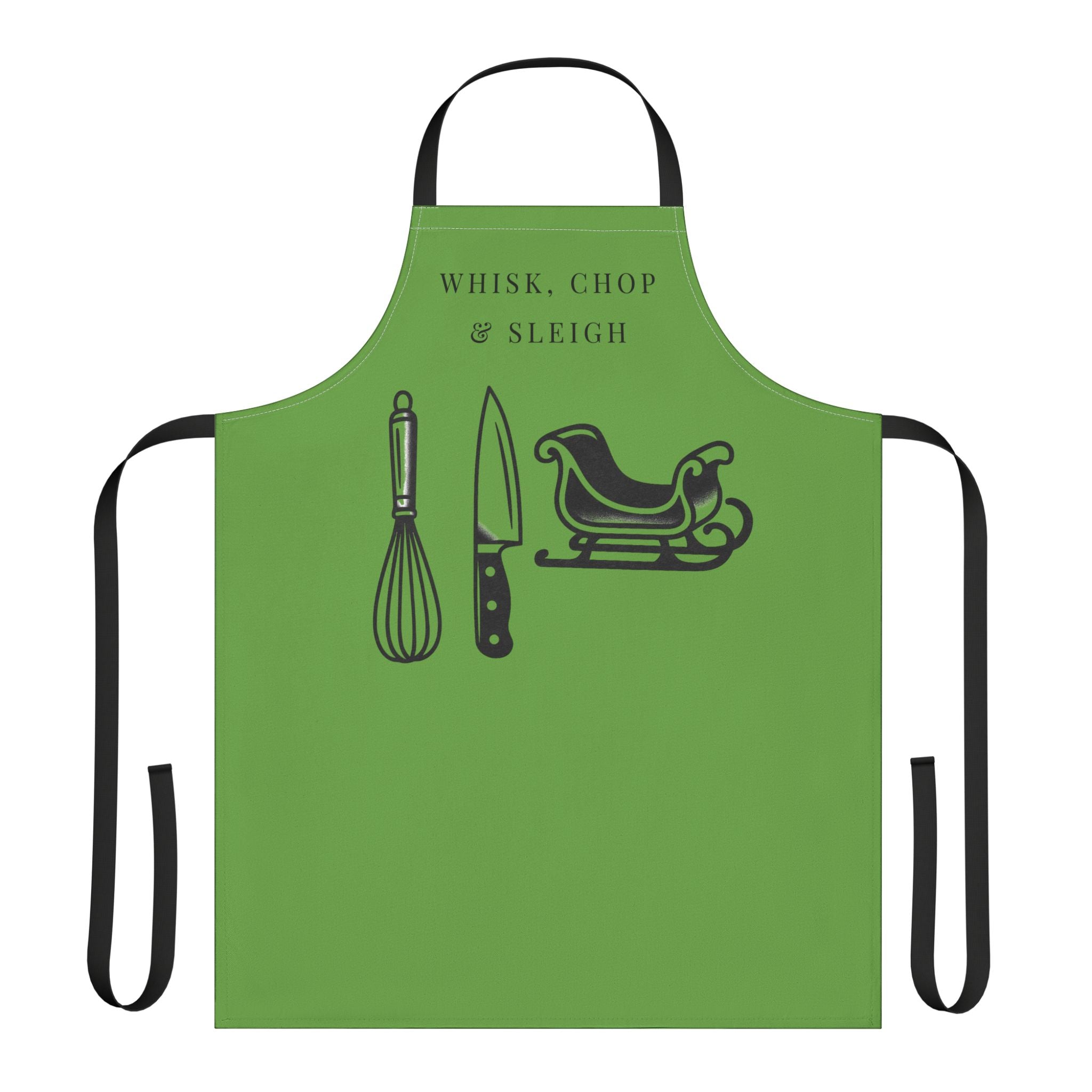 Whisk, Chop & Sleigh | Talk Cooking to Me- Celebrate! Apron/Green