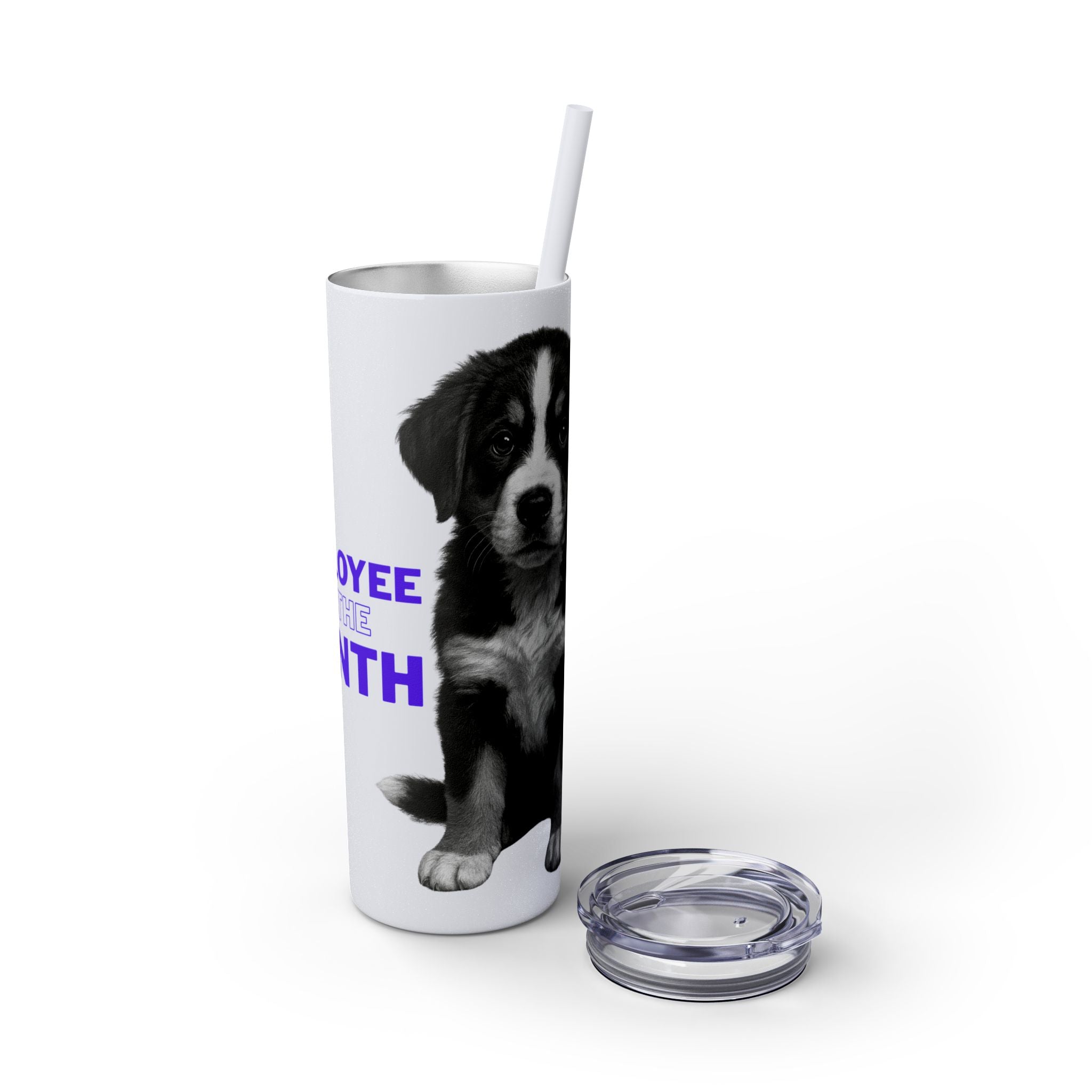 Bernie | Employee of the Month | Skinny Tumbler with Straw — 20oz