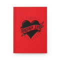 Design Life Heart | Design Life | Hardcover Journal -Red