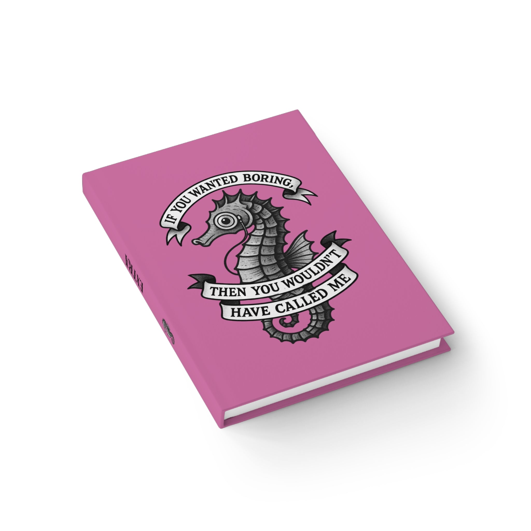 Feeling Seen | So Extra | Hardcover Notebook- Light Pink