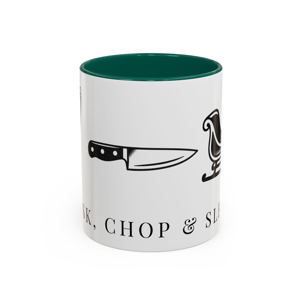 Whisk, Chop, Sleigh | Talk Cooking To Me | Celebrate! Red or Green Mug
