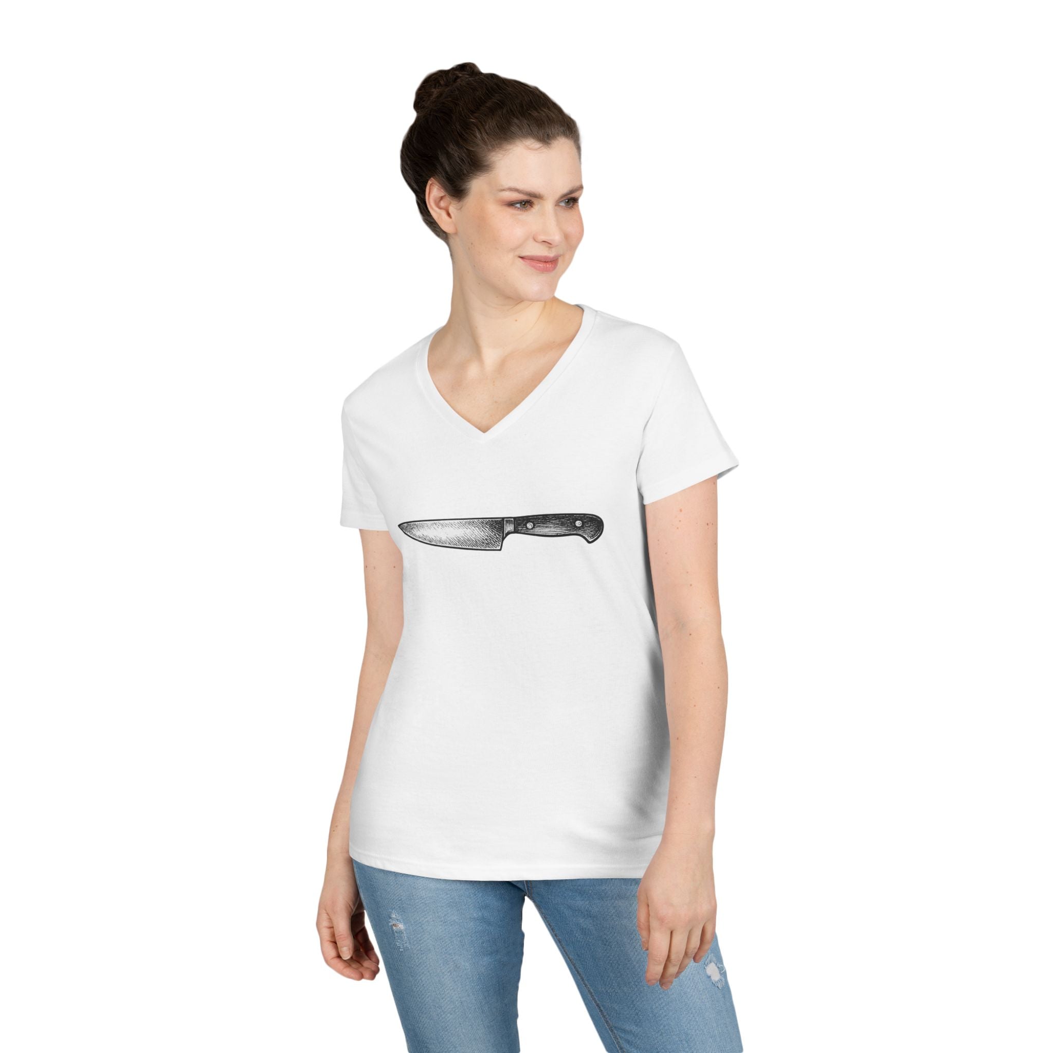 Chop It Like It’s Hot | Talk Cooking to Me Collection | Women's V Neck T
