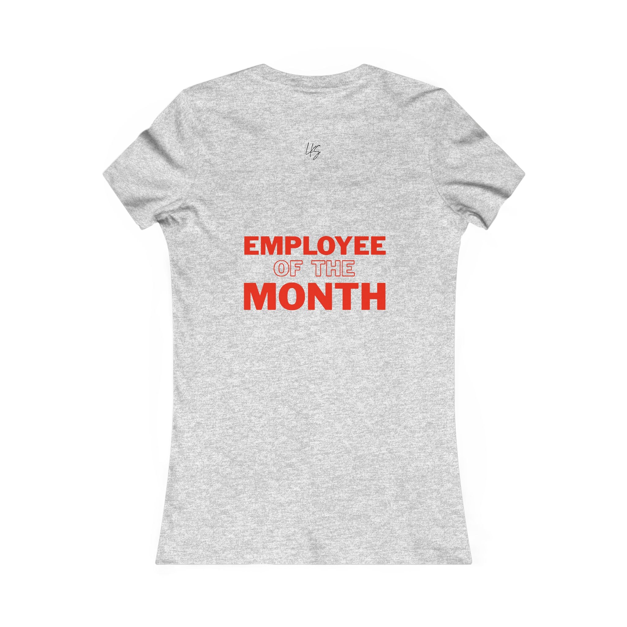 Clarice | Employee of the Month | Women's Fitted Crew Neck T- Heather