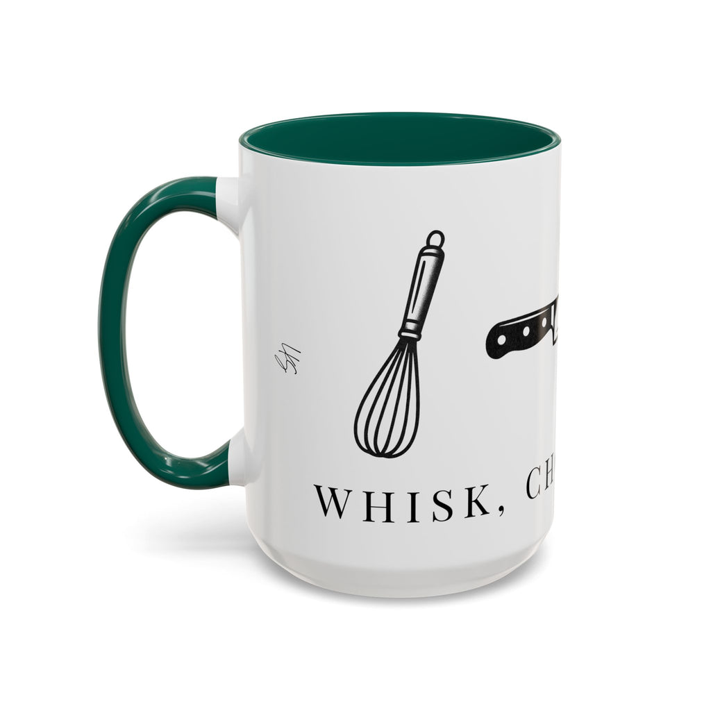 Whisk, Chop, Sleigh | Talk Cooking To Me | Celebrate! Red or Green Mug