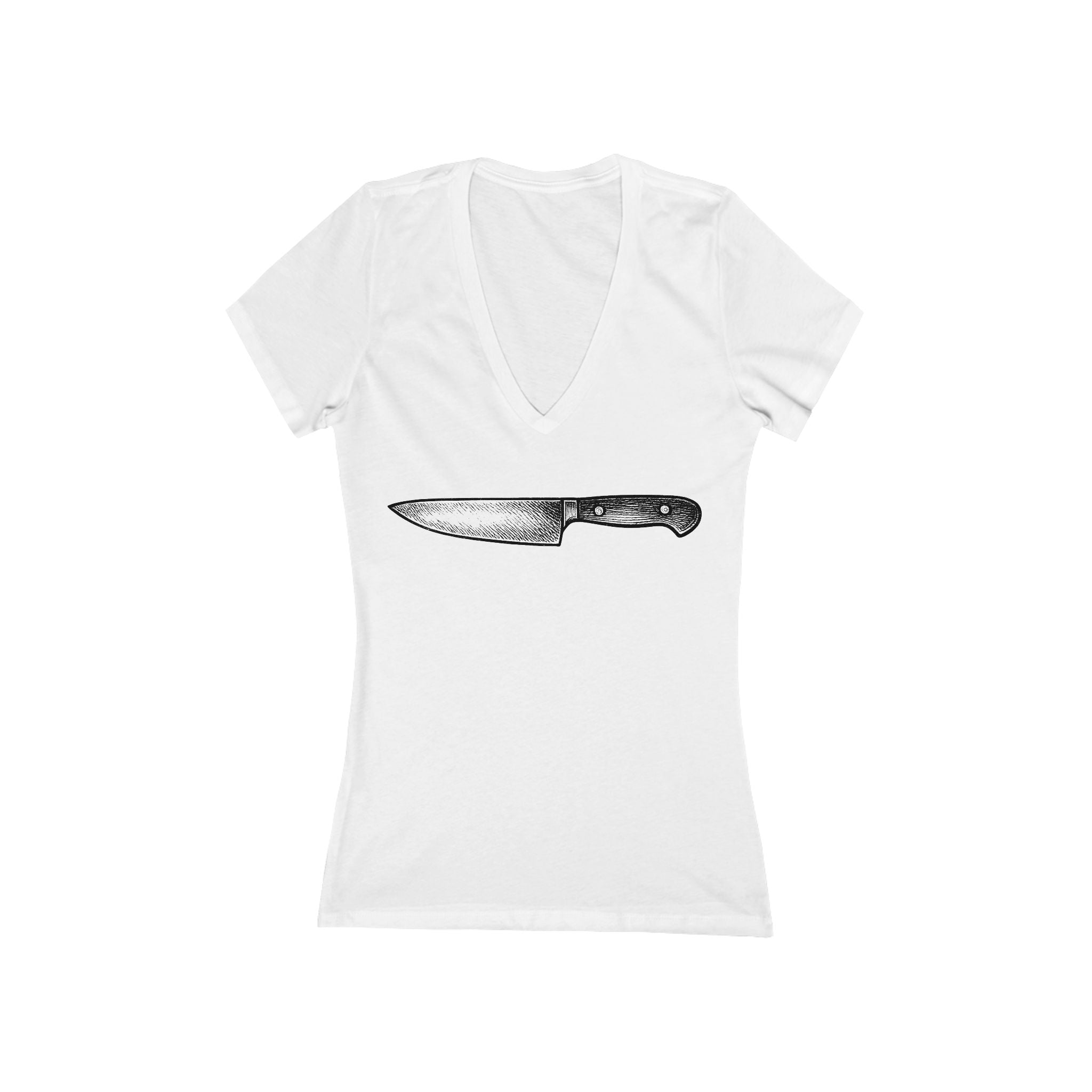 Chop It Like It's Hot | Talk Cooking to Me | Women's fitted V-neck T