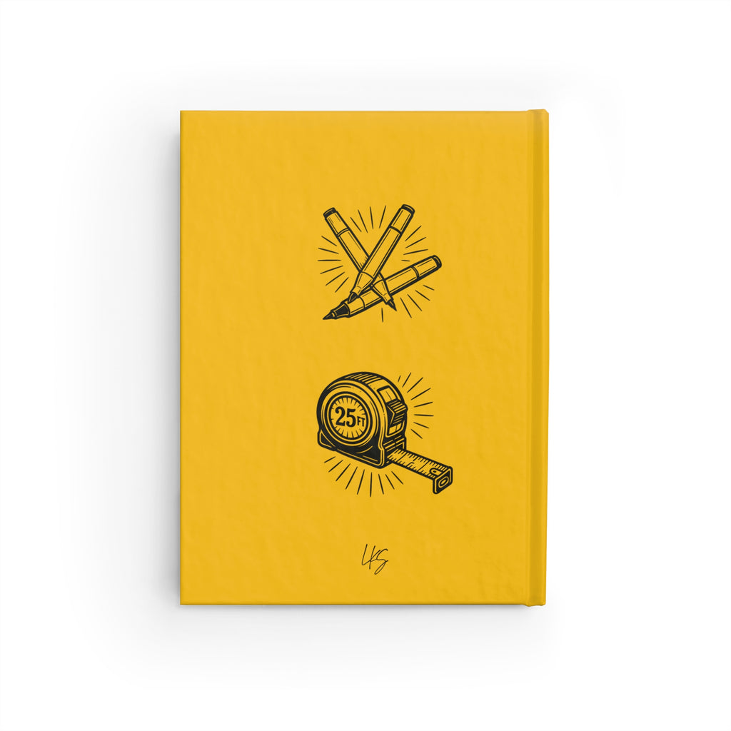 Like it's my job, Measuring & Coloring  | Write This Way | Yellow Sketch Notebook