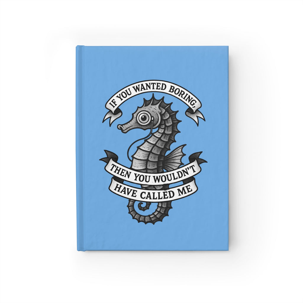 Feeling Seen | So Extra | Hardcover Notebook- Light Blue