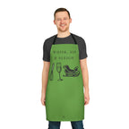 Whisk, Sip & Sleigh | Talk Cooking to Me - Celebrate! Apron/Green