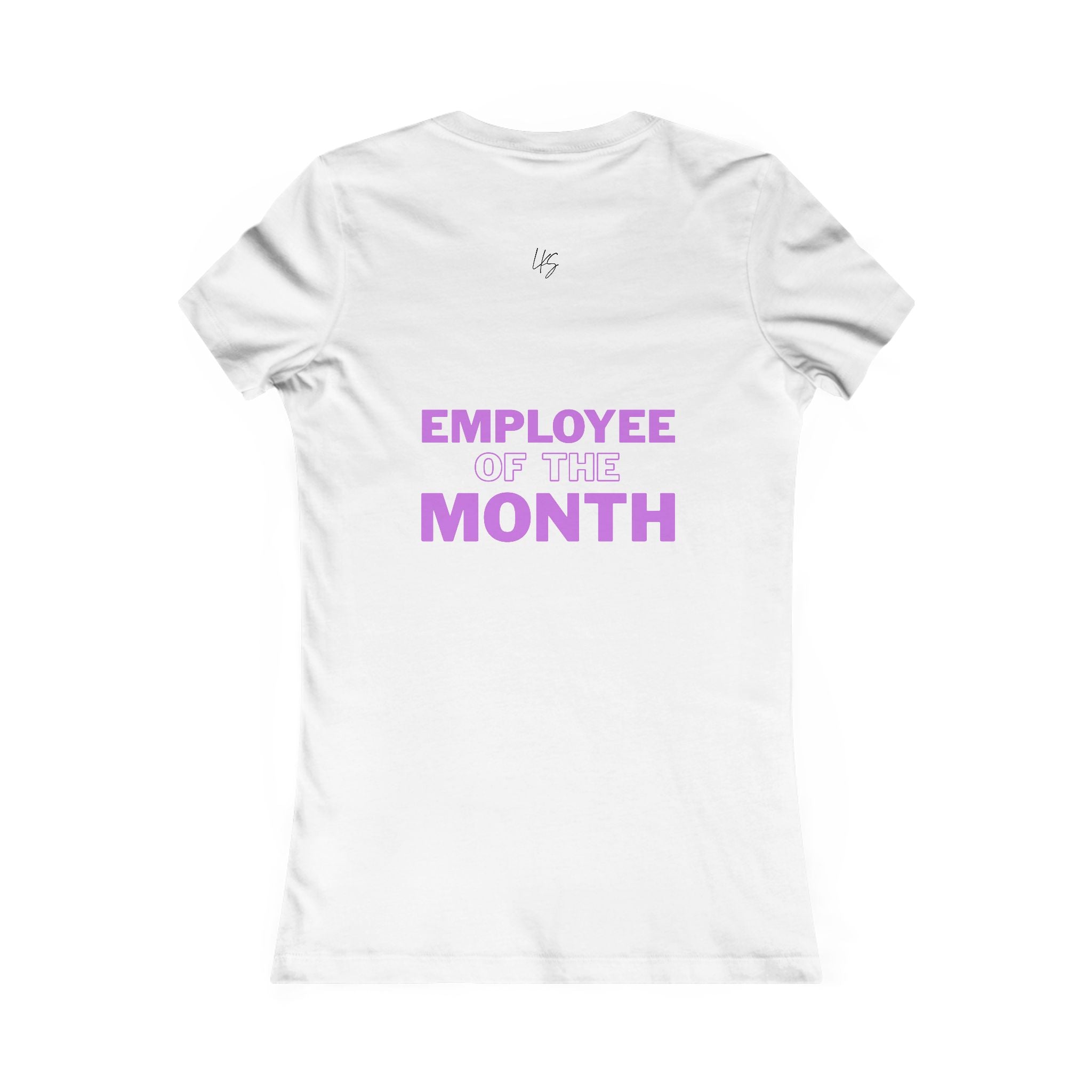 Jason Bourne | Employee of the Month | Women's Fitted Crew Neck T