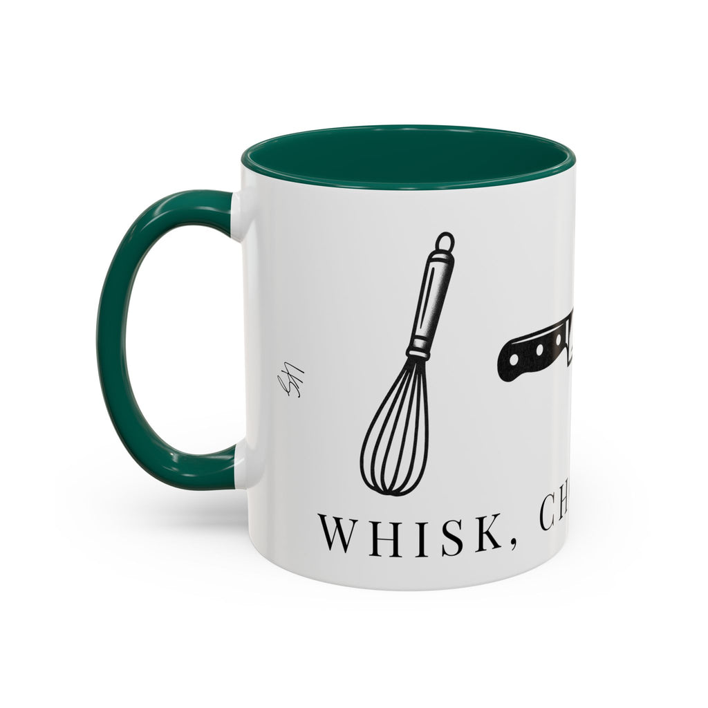 Whisk, Chop, Sleigh | Talk Cooking To Me | Celebrate! Red or Green Mug