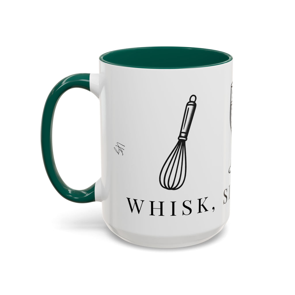 Whisk, Sip & Sleigh | Talk Cooking To Me | Celebrate! Red or Green Mug (11oz & 15oz)