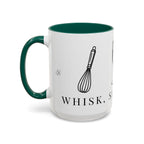 Whisk, Sip & Sleigh | Talk Cooking To Me | Celebrate! Red or Green Mug (11oz & 15oz)