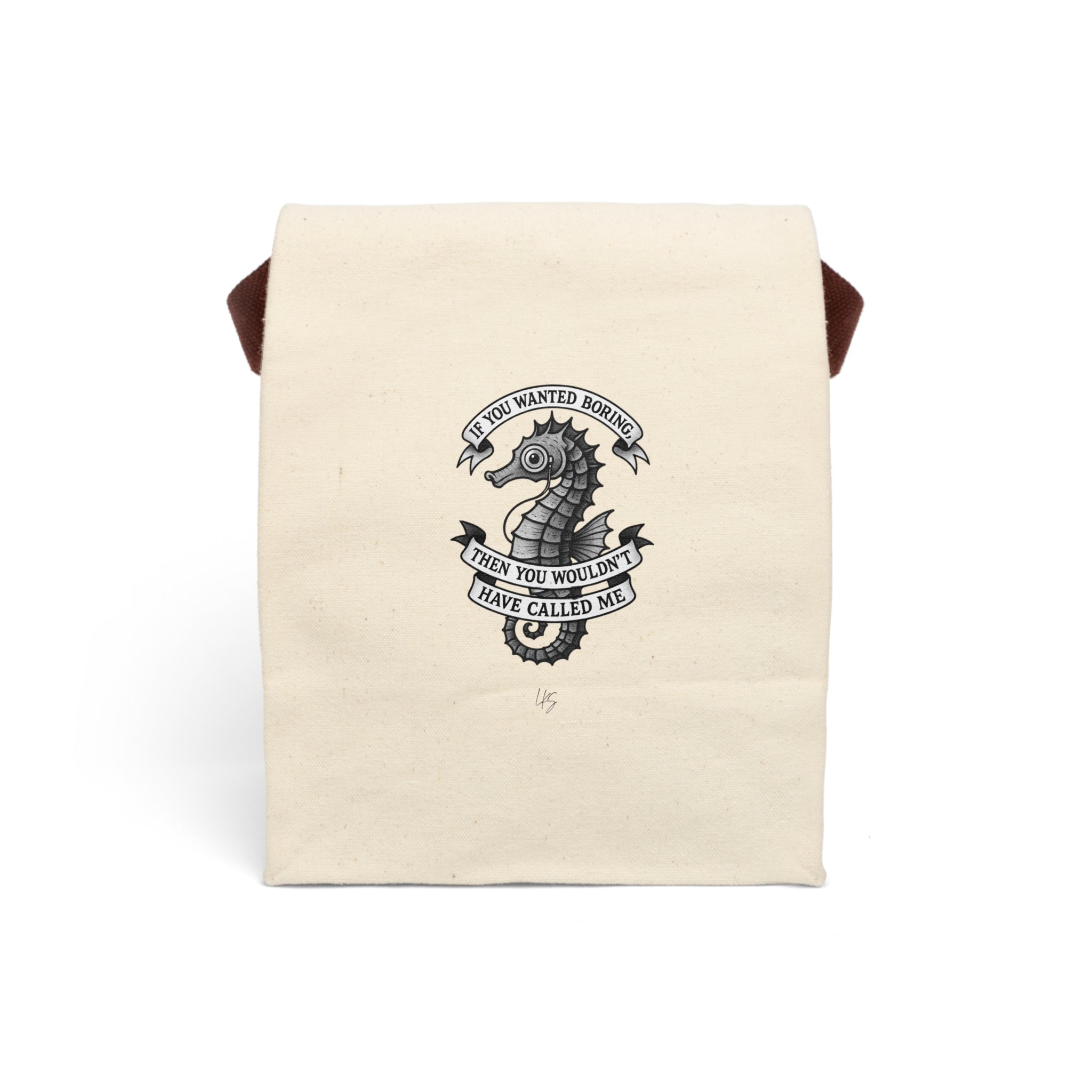 Feeling Seen | So Extra | Canvas Lunch Bag