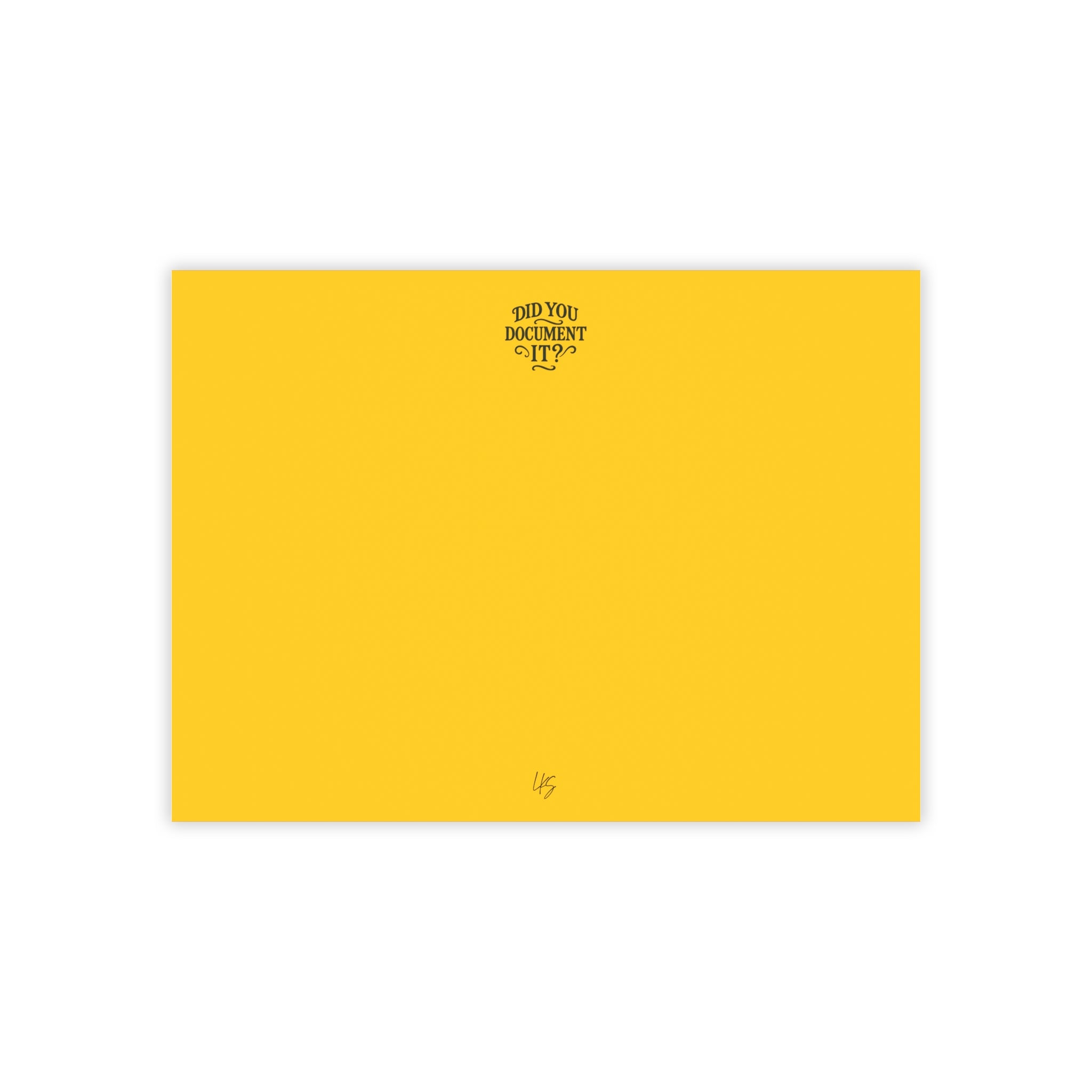 Did You Document It? | Design Life |  Post-it® Note Pad