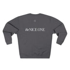 The Nice One | make it NICE | Unisex Charcoal Crewneck Sweatshirt