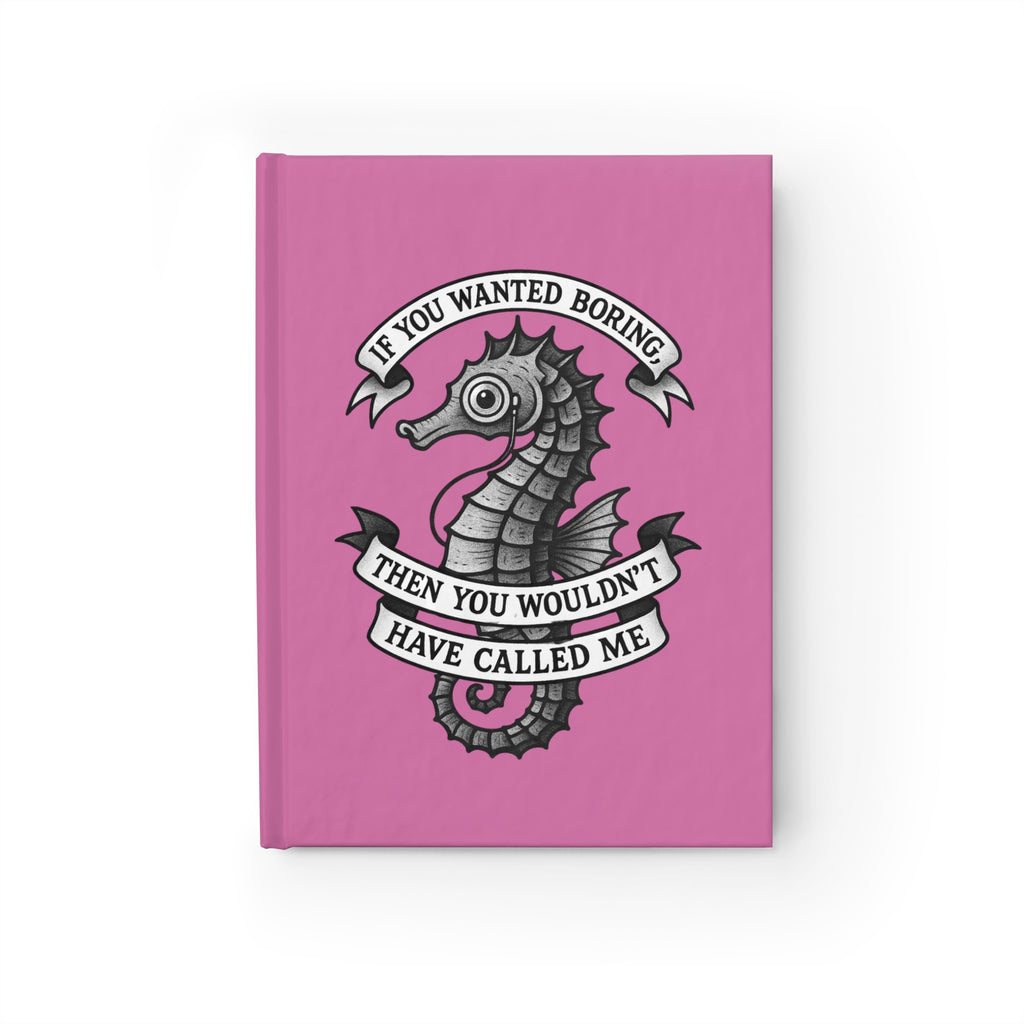 Feeling Seen | So Extra | Hardcover Notebook- Light Pink