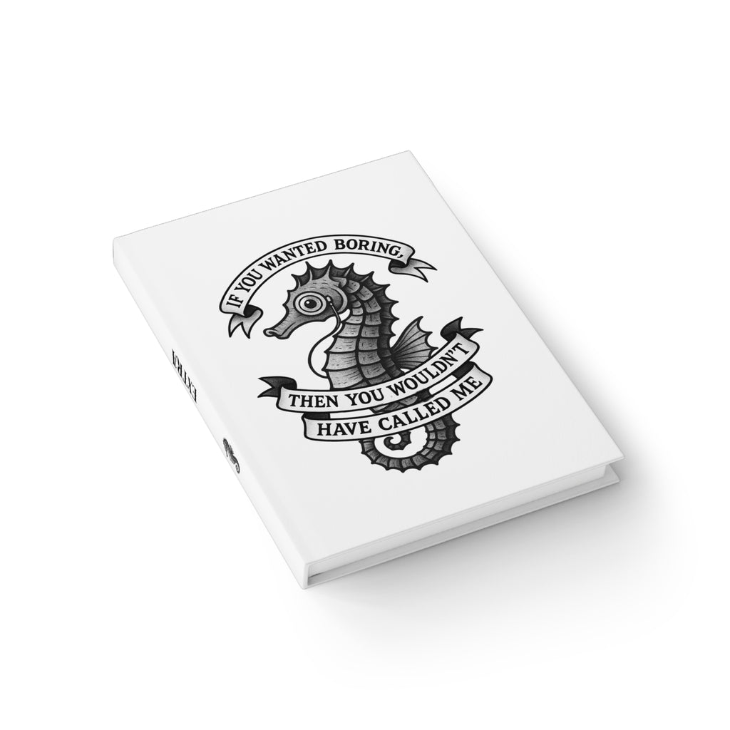 Feeling Seen | So Extra | Hardcover Notebook- White