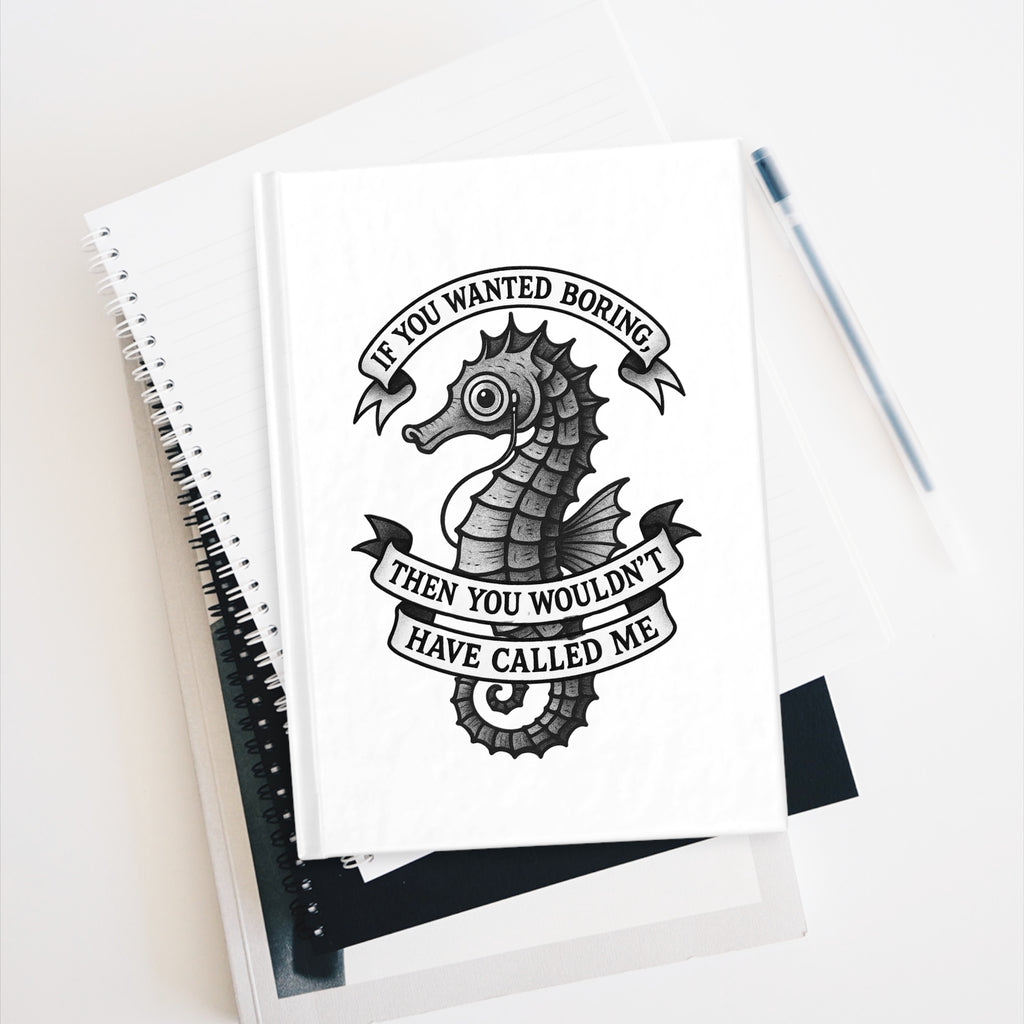 Feeling Seen | So Extra | Hardcover Notebook- White