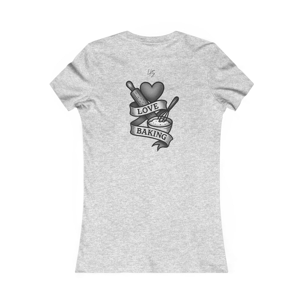 Bake It 'Til You Make It | Talk Cooking to Me | Women's Fitted Crew Neck T- Heather