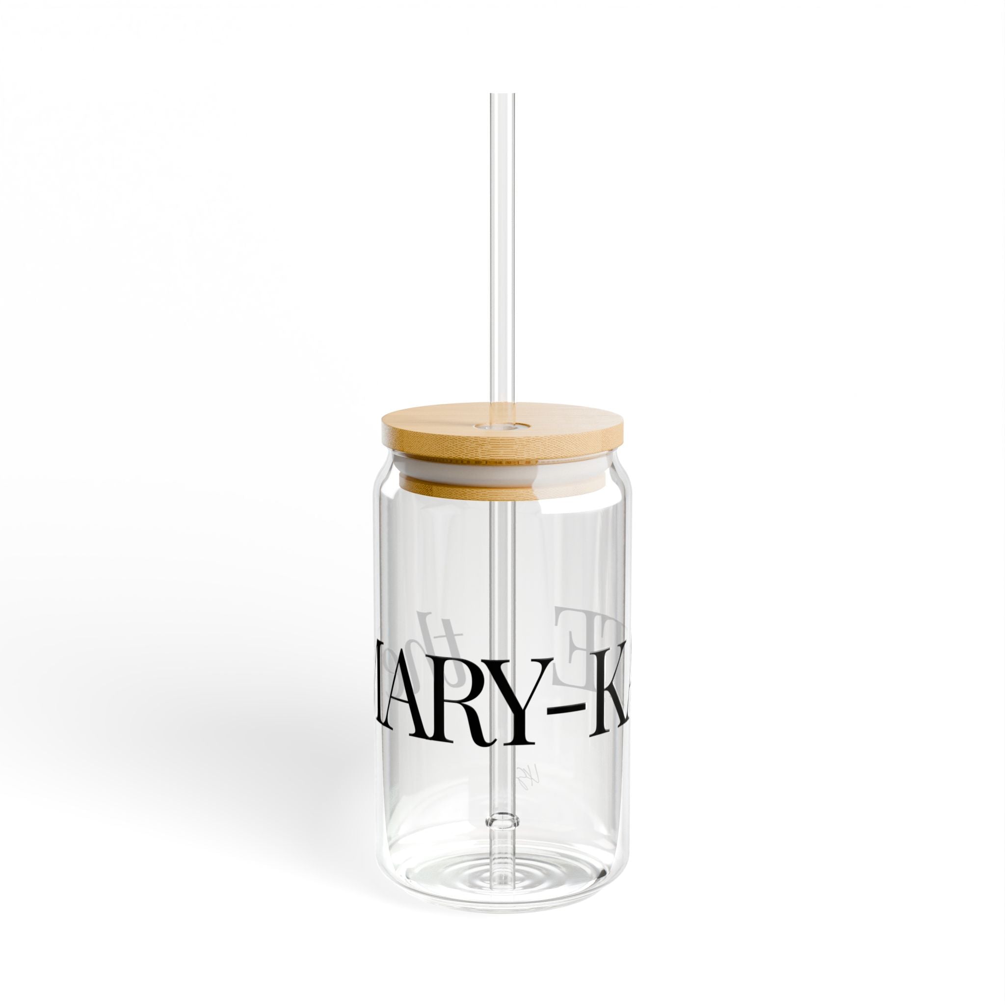 the Mary-Kate | Design Family| 16oz Glass Sipper Cup