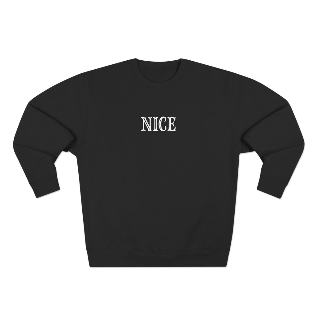 My Sister | make it NICE | Unisex Black Crewneck Sweatshirt