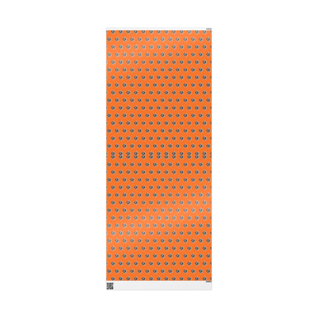 Francis | Employee of the Month | Glossy Wrapping Paper- Orange