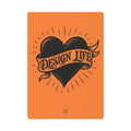 Design Life Tattoo | Design Life | Poker Cards- Glossy Orange