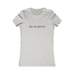 Tile me about it | Punderful Designer | Women's Fitted Crew T