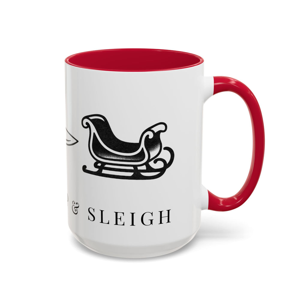 Whisk, Chop, Sleigh | Talk Cooking To Me | Celebrate! Red or Green Mug