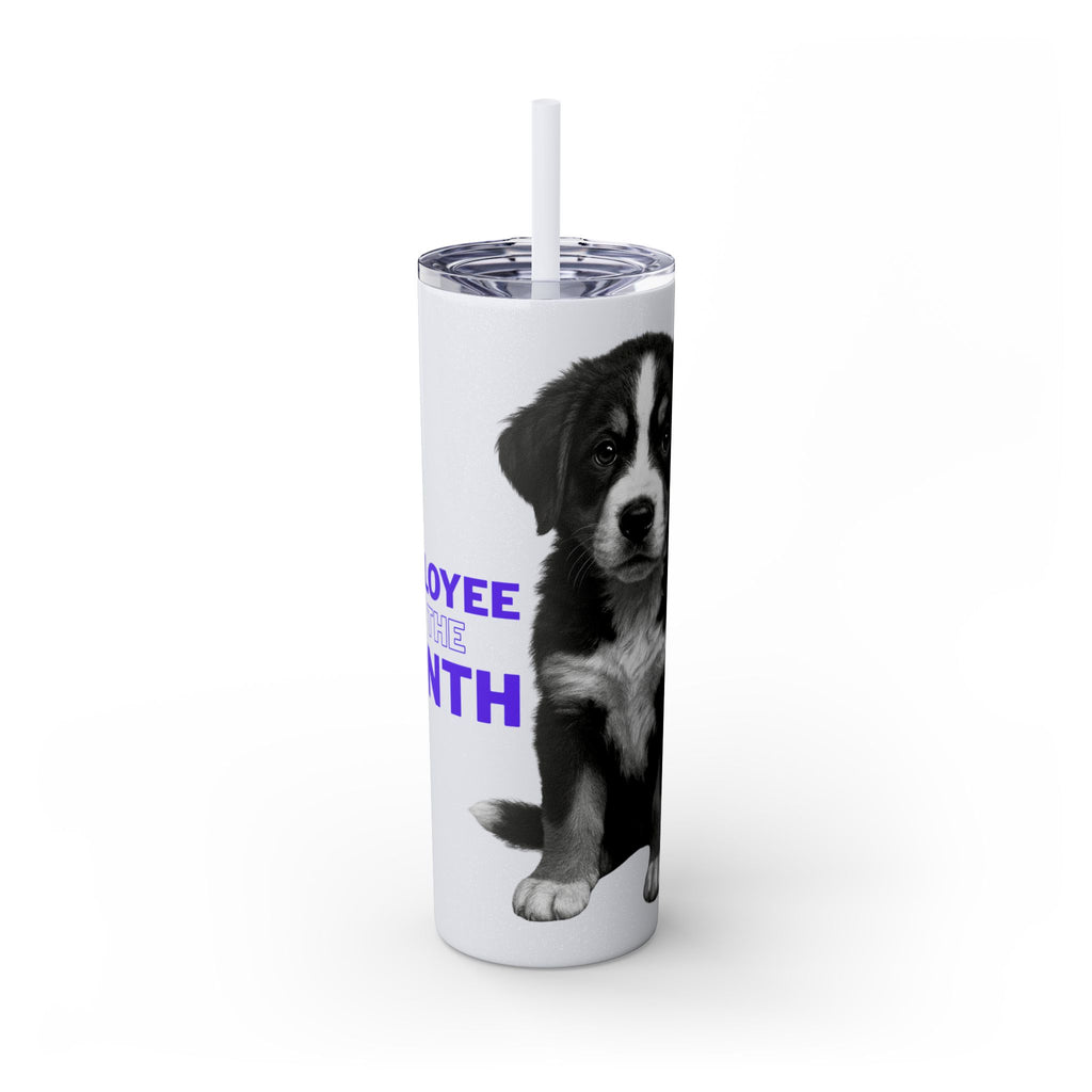 Bernie | Employee of the Month | Skinny Tumbler with Straw — 20oz