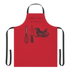 Whisk, Chop & Sleigh | Talk Cooking to Me- Celebrate! Apron/Red