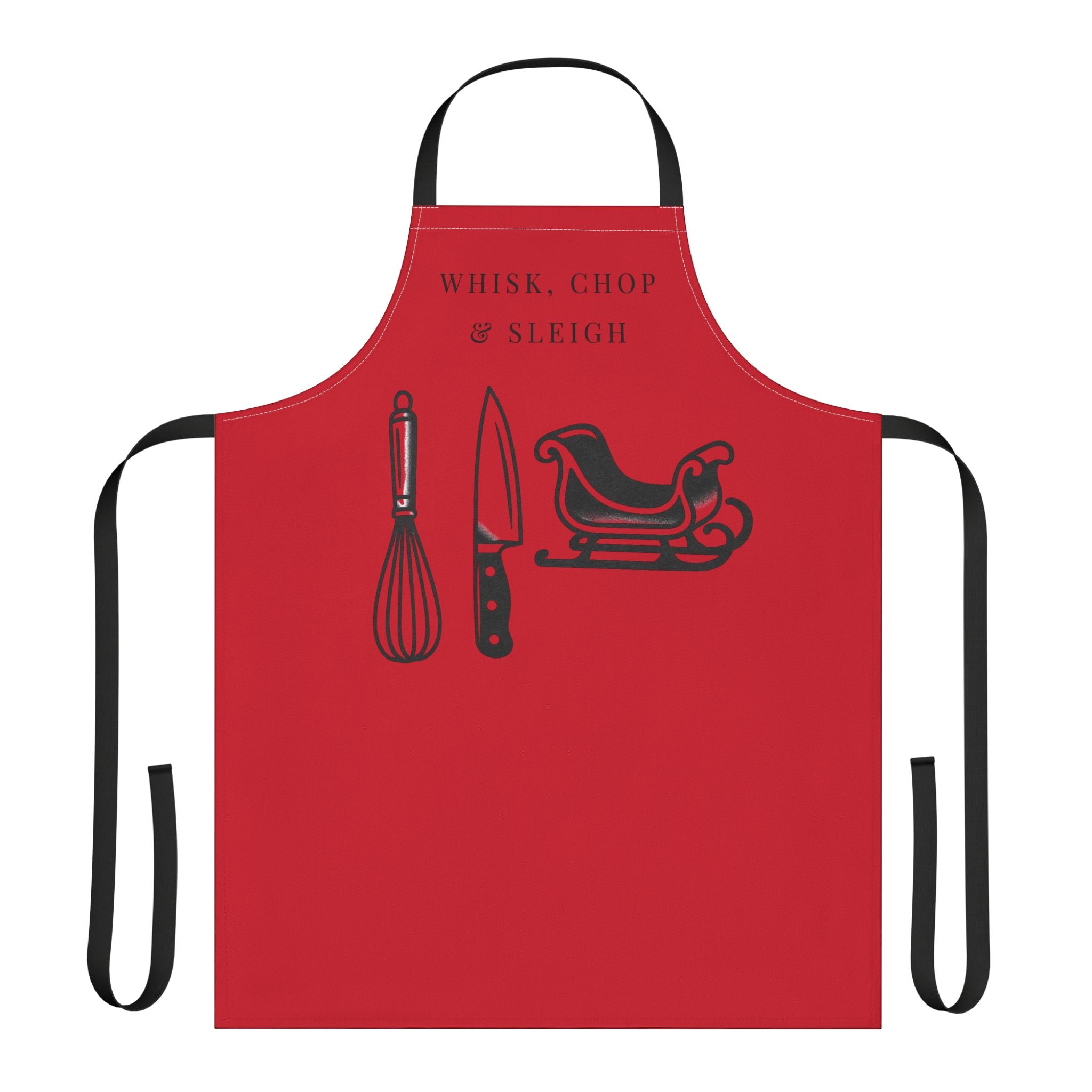 Whisk, Chop & Sleigh | Talk Cooking to Me- Celebrate! Apron/Red