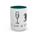 Whisk, Sip & Sleigh | Talk Cooking To Me | Celebrate! Red or Green Mug (11oz & 15oz)
