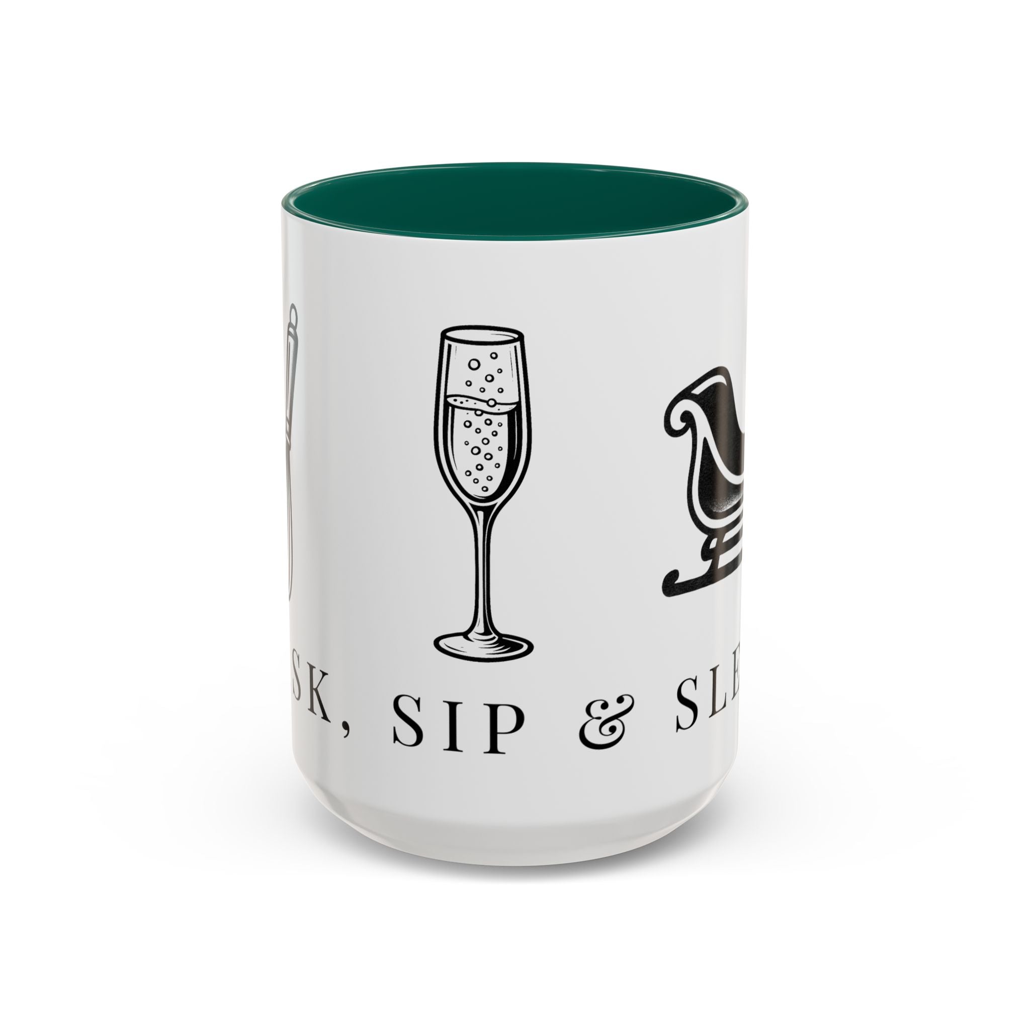 Whisk, Sip & Sleigh | Talk Cooking To Me | Celebrate! Red or Green Mug (11oz & 15oz)