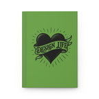 Design Life | Write This Way | Hardcover Journal -Green